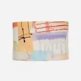 Lauren Mabry, Cylinder, 2020, glazed and slip-decorated earthenware