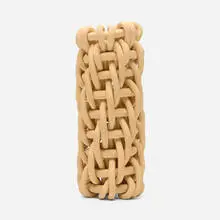 Rina Peleg, Woven Vessel, c. 1980, bisque earthenware