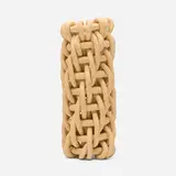 Rina Peleg, Woven Vessel, c. 1980, bisque earthenware