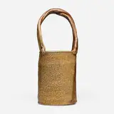 Ken Ferguson, Large handled basket, c. 1980, glazed stoneware