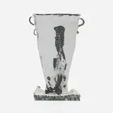 Edward Eberle, 702 Vase, c. 1990, porcelain, terra sigillata and sgrafitto decoration