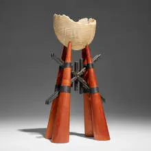 Christian Burchard, Chalice No. 13, 1992, madrone, mahogany, ebonized wood