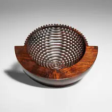 Hans Weissflog, Rocking Bowl, African blackwood burl
