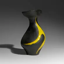 Gilbert Valentin, Tall vase, c. 1950, glazed earthenware