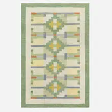 Karin Jönsson, Flatweave carpet, c. 1950, hand-woven wool