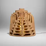 Guy Bareff, Sculptural lamp, c. 2014, terracotta