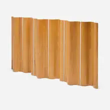34-FSW-6, half-height by Charles and Ray Eames, 1946, ash plywood, canvas, sold Dec 2025