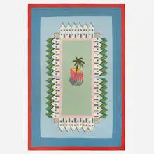 Aldo Rossi, Souvenir d'Afrique tapestry, hand-woven wool