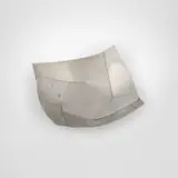 Bruno Munari, Maldive tray, 1961, nickel silver