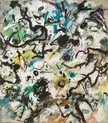 No 74/F4 by Rolf Cavael, 1974, Öl auf Leinwand, sold Nov 2015