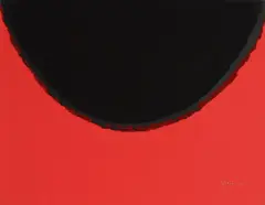 Rose oder Stern by Otto Piene, 1964, Original-Leinenmappe mit 8 Farbserigraphien auf verschiedenfarbigen Papieren und fünf Textblätter, sold May 2014