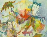 Ein Märchen by Bernard Schultze, 1995, Öl auf Leinwand, sold Jun 2016