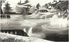 Tilo Baumgartel, Ohne Titel, 2003, Kohle auf Papier