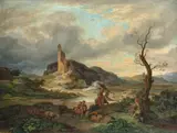 Friedrich Preller d. Ä., Torre di Quinto, 1832, Öl auf Leinwand