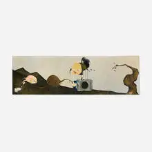 Lola Gil, Little Jacob caught a bug, Olivia then gave a tub, 2005, acrylic on Masonite