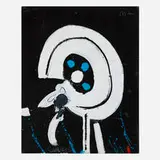 Homage RM by Emerson Woelffer, 1995, acrylic and oil on canvas, sold Aug 2024