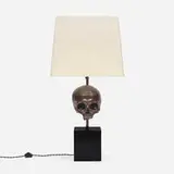 Blackman Cruz Workshop, Skull table lamp