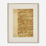 Arnaldo Pomodoro, Lettera narrativa (from the Sette lettere suite), 1978-79, embossed etching on Fabriano Rosaspina paper
