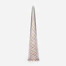 Murano, Obelisk, c. 1950, internally decorated glass