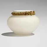 Anna Dickinson, Vase, 1997, glass, gilt bronze