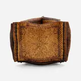 Michelle Holzapfel, Damask Vessel, 2002, basswood, waxed linen thread