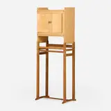 James Krenov, Cabinet, c. 1985, merbau, curly maple, pear
