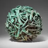 Claire Falkenstein, Untitled (Point as Set), c. 1970, brazed copper and wire