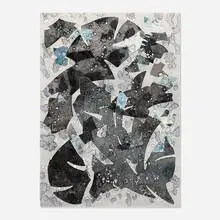 Burning Bones Press #31 by Albert Paley, 2015, large-format monoprint, sold Jan 2025