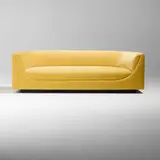 Jorge Zalszupin, Cubo sofa, c. 1965, microfiber upholstery, lacquered wood