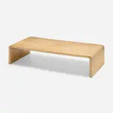 Frances Elkins, Coffee table from the Mrs. Lester Armour residence, Lake Bluff, IL, c. 1940, cerused oak