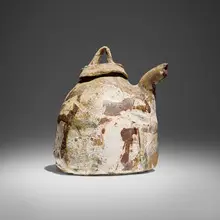 Peter Voulkos, Untitled (Teapot), 1989, wood-fired stoneware