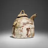 Peter Voulkos, Untitled (Teapot), 1989, wood-fired stoneware