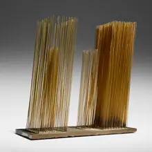 Harry Bertoia, Untitled (Sonambient), c. 1965, gold-plated steel, brass
