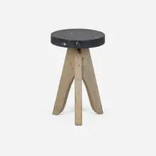 Richard E. Filipowski, Prototype work stool, c. 1953, painted pine