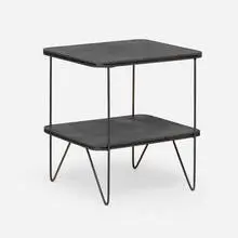 Richard E. Filipowski, Prototype occasional table, c. 1953, painted plywood, lacquered steel