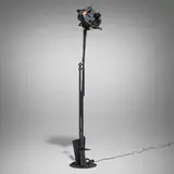 Sylvain Contini, Floor lamp, c. 1970, patinated steel