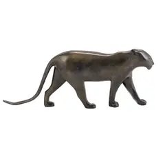 'Panthère Noire' an Art Deco Style Patinated Bronze Model by François Pompon, POST 1970, 1925