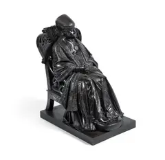 Carlo Marochetti, bronze figure of Sir Jamsetjee Jeejeybhoy, First Baronet (Persian-Indian, 1783-1859), bronze