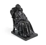 Carlo Marochetti, bronze figure of Sir Jamsetjee Jeejeybhoy, First Baronet (Persian-Indian, 1783-1859), bronze