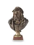 Albert-Ernest Carrier-Belleuse, bronze portrait bust of Albrecht Durer