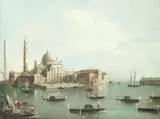 Francesco Guardi, The church of San Giorgrio Maggiore, Venice, oil on canvas