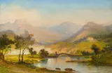 Carl Morgenstern, Italienische Landschaft