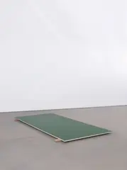 Adrian Schiess, Flache Arbeit, 1990, Autolack auf Verbundplatte
