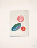 Thomas Schütte, Ohne Titel, 1984, Aquarell, Kugelschreiber und Buntstift auf Velin