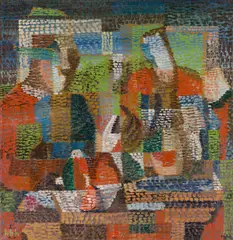 Herbert Behrens-Hangeler, Im Atelier, 1926, Öl auf Leinwand
