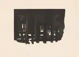 Lithographie n° 16 by Pierre Soulages, 1964, Farblithografie auf auf BFK Rives-Velin, sold Jun 2018