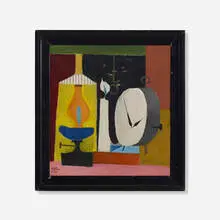 Nathan Gluck, Still Life, 1950, oil on canvas