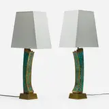 Pepe Mendoza, Table lamps, pair