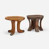 African, Stools, pair