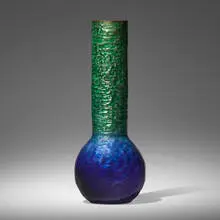 Vase by Paolo De Poli, c. 1950, enameled copper, sold Mar 2024